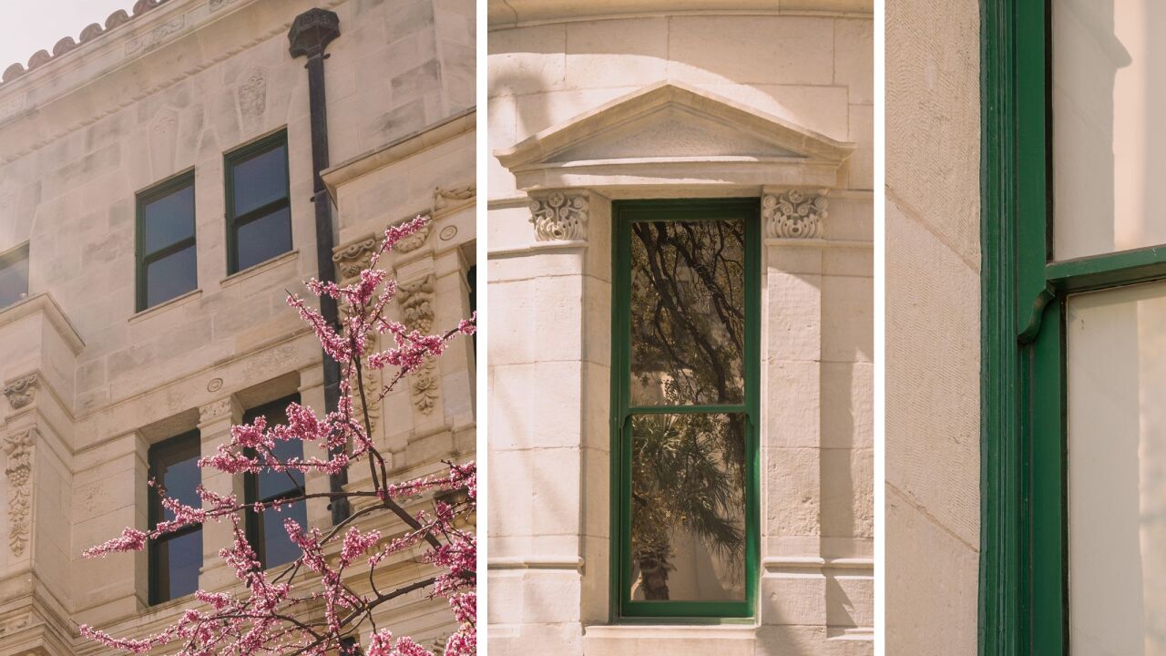 San Antonio City Hall Details 100 Year Window