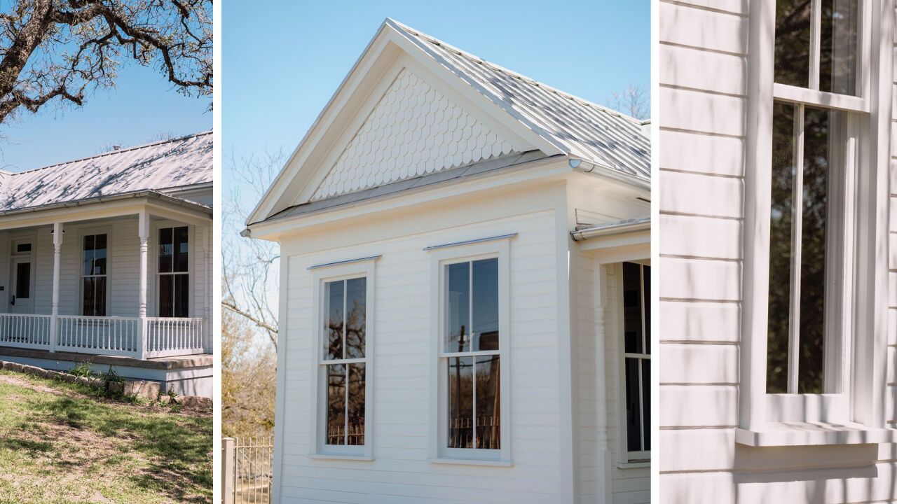 Texas State Cemetery Caretakers Cottage Details Hull Millwork